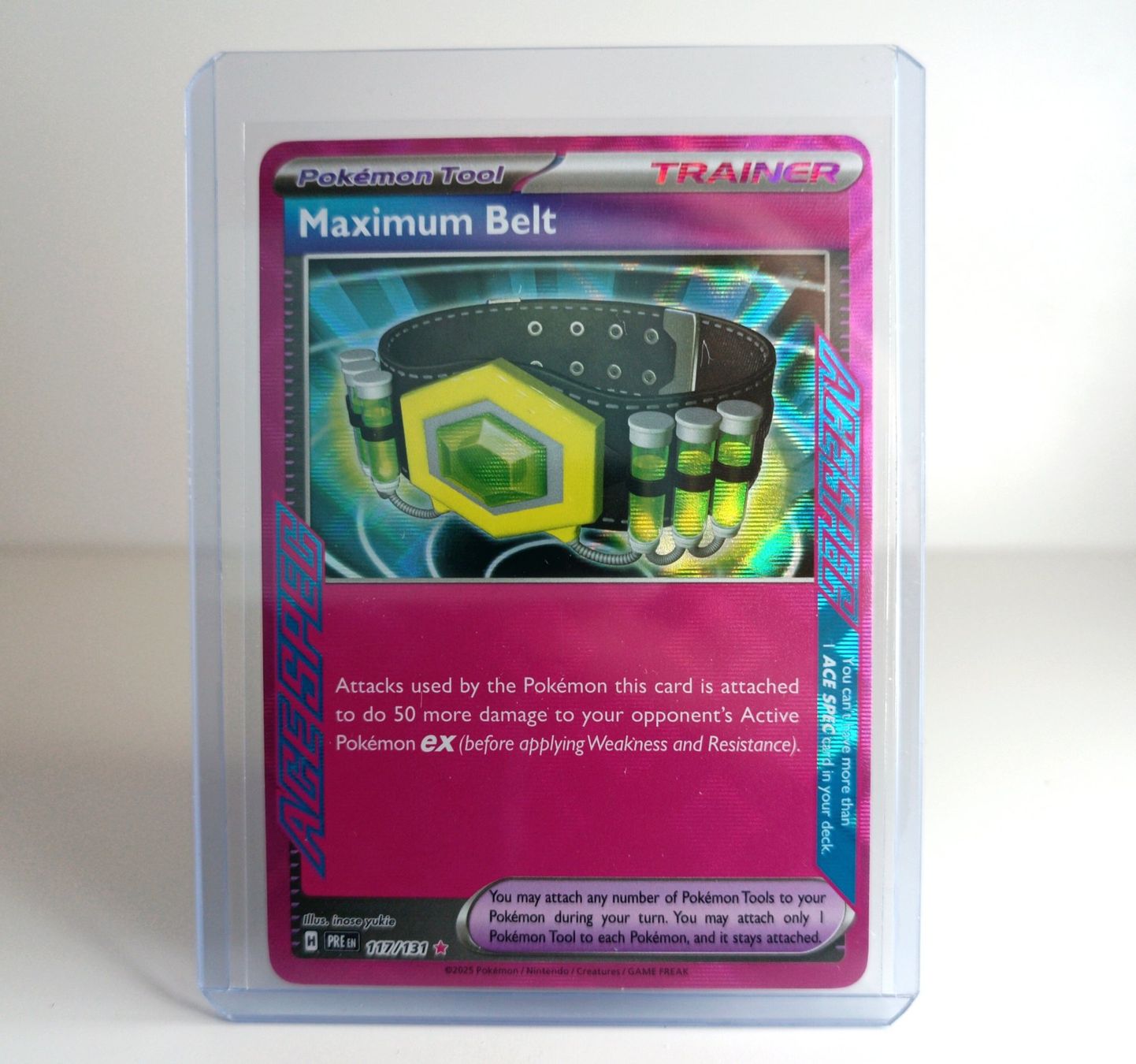 Pokémon Cartes à collectionner: Maximum Belt 117/131 pokemon Prismatic Evolutions PRE EN – Neuf (Voir description) à Muraz (Collombey) par Carddealerswis