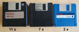 20  Disketten 2HD 3½ Zoll