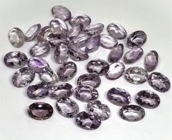 3x Améthystes ovales 12x10 mm - Valeur 90.- Fr