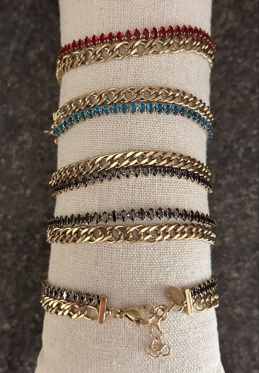 Bracciali & Braccialetti: Bracelet double Bohm Paris – Nuovo e nell'imballaggio originale da ANIèRES venduto da feuillette