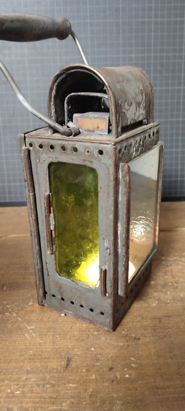 Lampade: Wunderschöne antike Laterne eventuell DB – Usato da Gelterkinden venduto da MYSTOREFORYOU4460 1