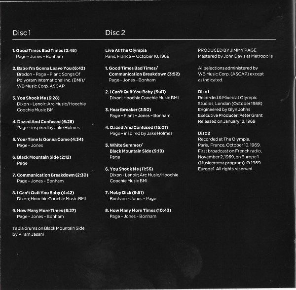 CDs: Led Zeppelin 2CD Deluxe Edition 2014 NEU/OVP – Neu und originalverpackt aus Forch von xtcpiemont 3