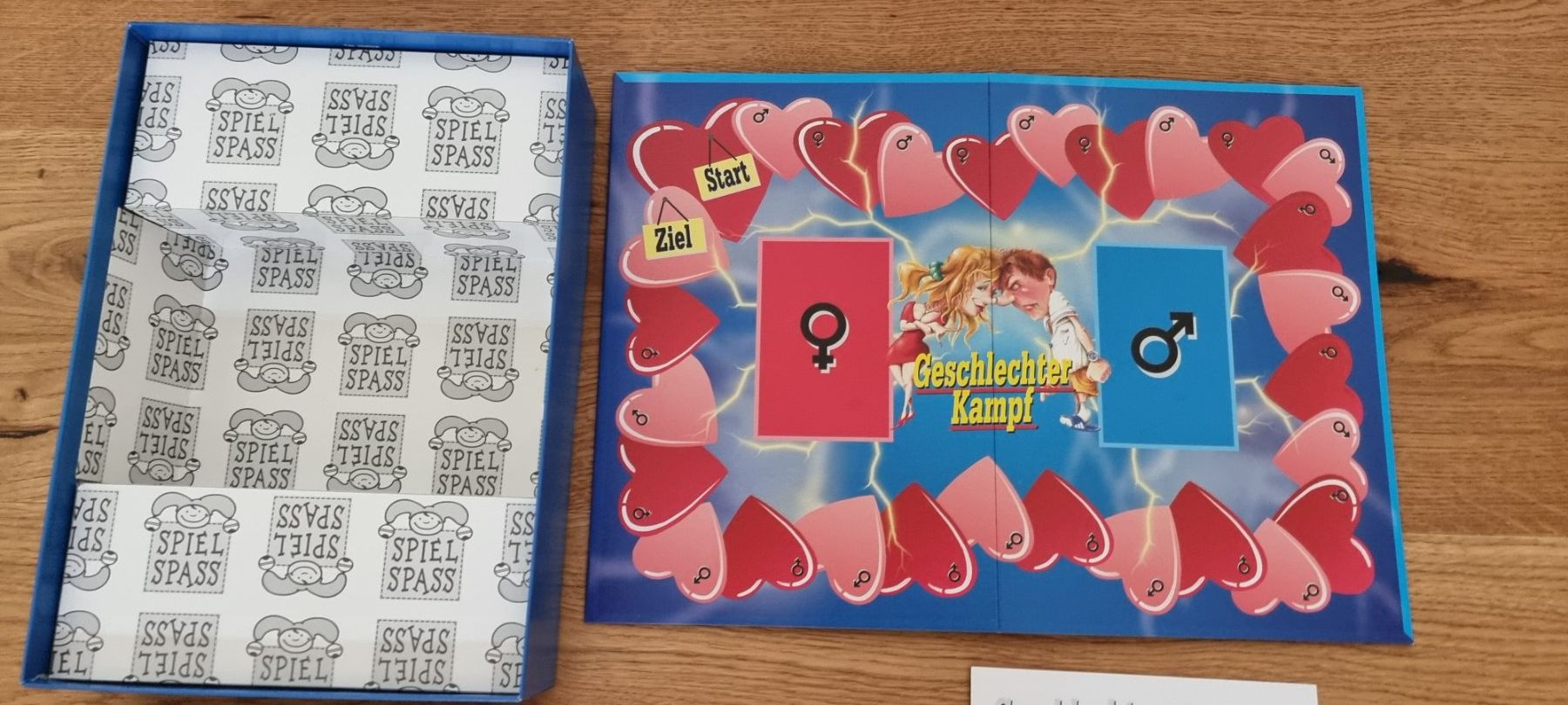 Giochi: Spielspass: Geschlechterkampf - unterhaltsames Brettspiel – Usato da Lachen SZ venduto da allesweg78 2