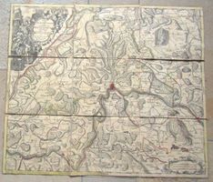 Schaffhausen Landkarte  von Seutter um 1750