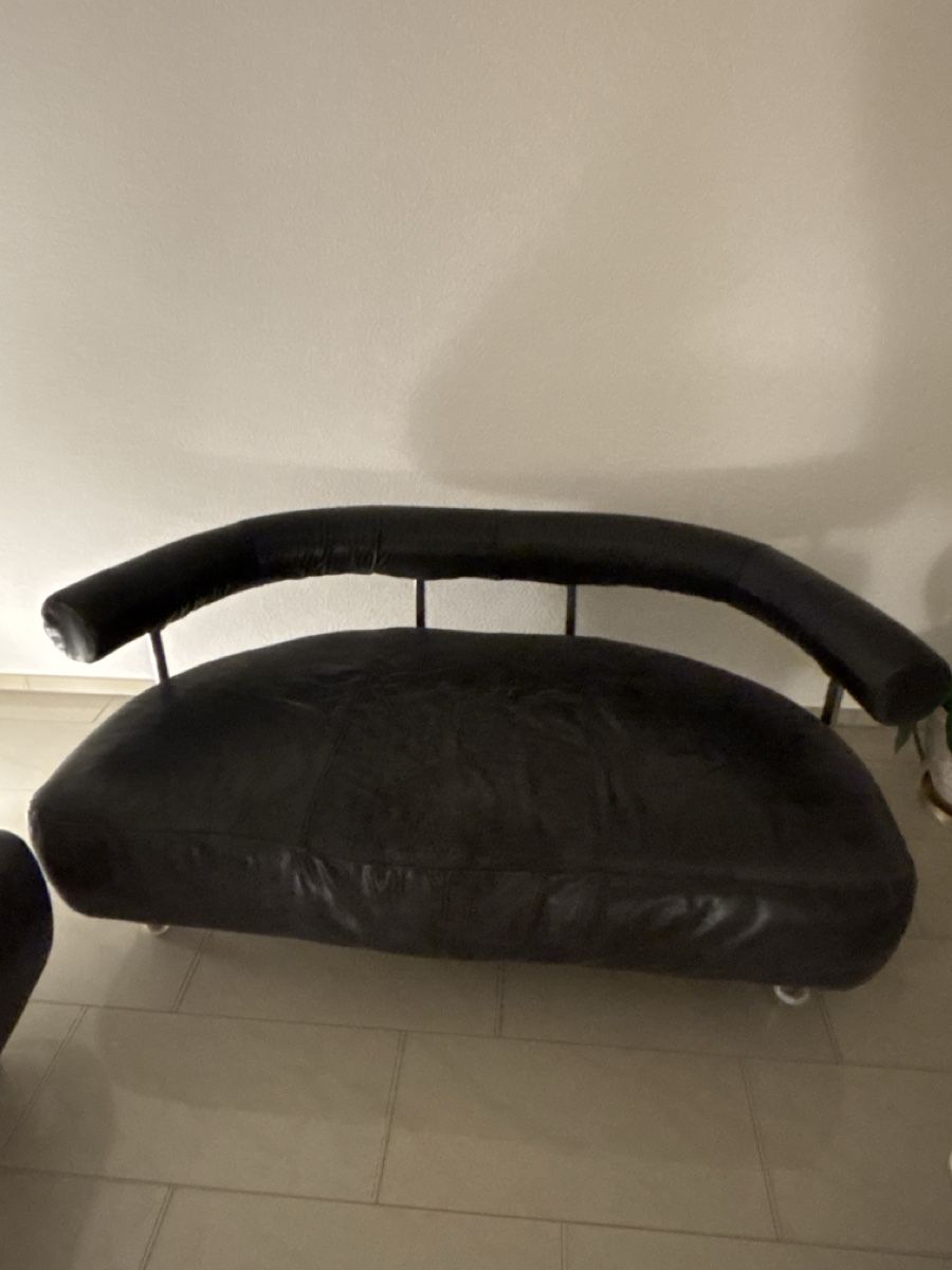 Sofas: Sofa Echtleder – D'occasion à Flawil par rem_zws9 4