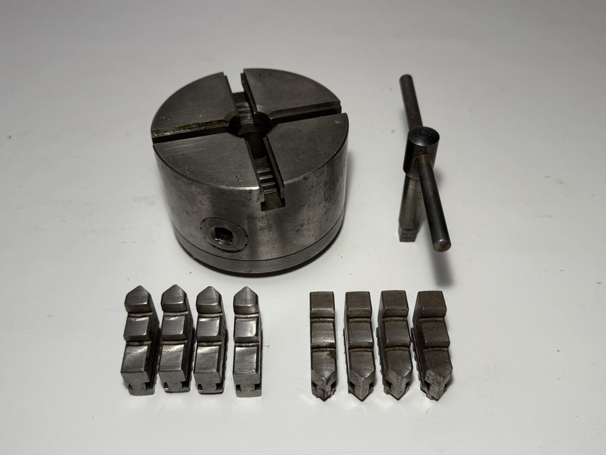 Tutti gli attrezzi: Vierbackenfutter 80mm Drehfutter 4-Backenfutter 4BF  – Usato da Boswil venduto da ABLagerBoswil 2