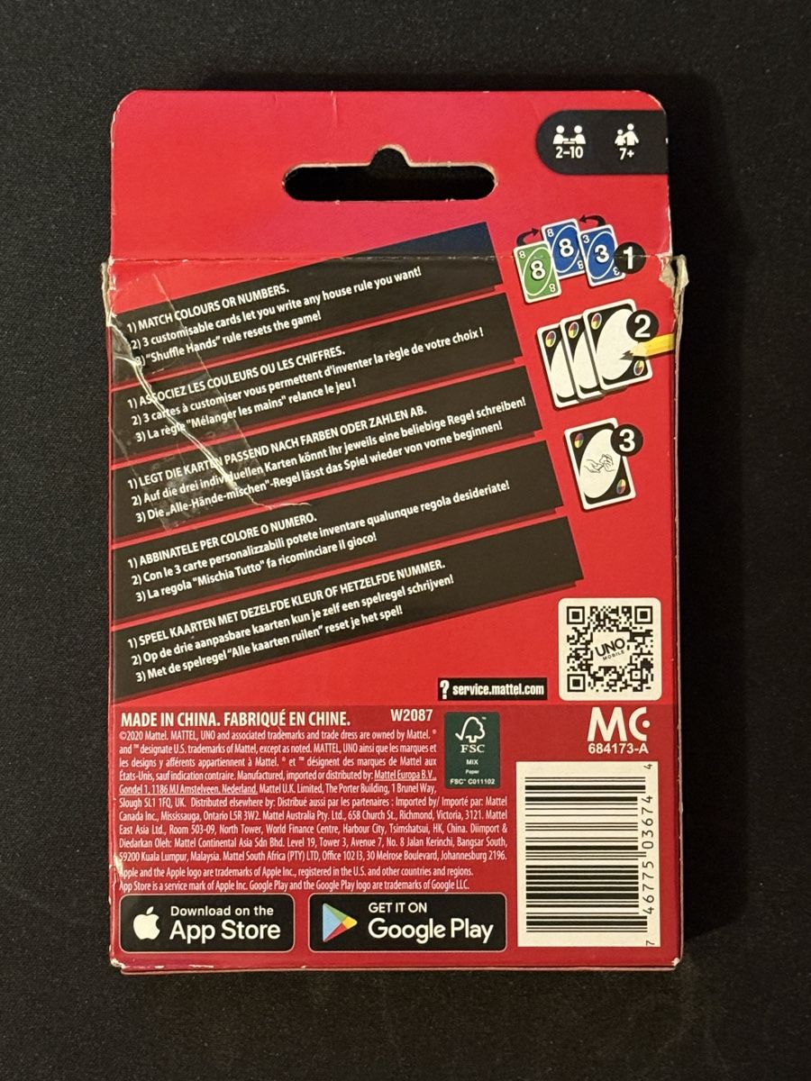 Mattel Giochi: UNO Kartenspiel Classic – Usato da Goldach venduto da igwhitestar 1