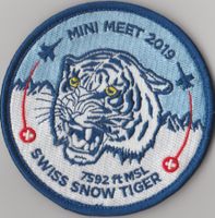 Mini Meet 2019 Swiss Snow Tiger 7592 ft MSL Stoff ohne Klett