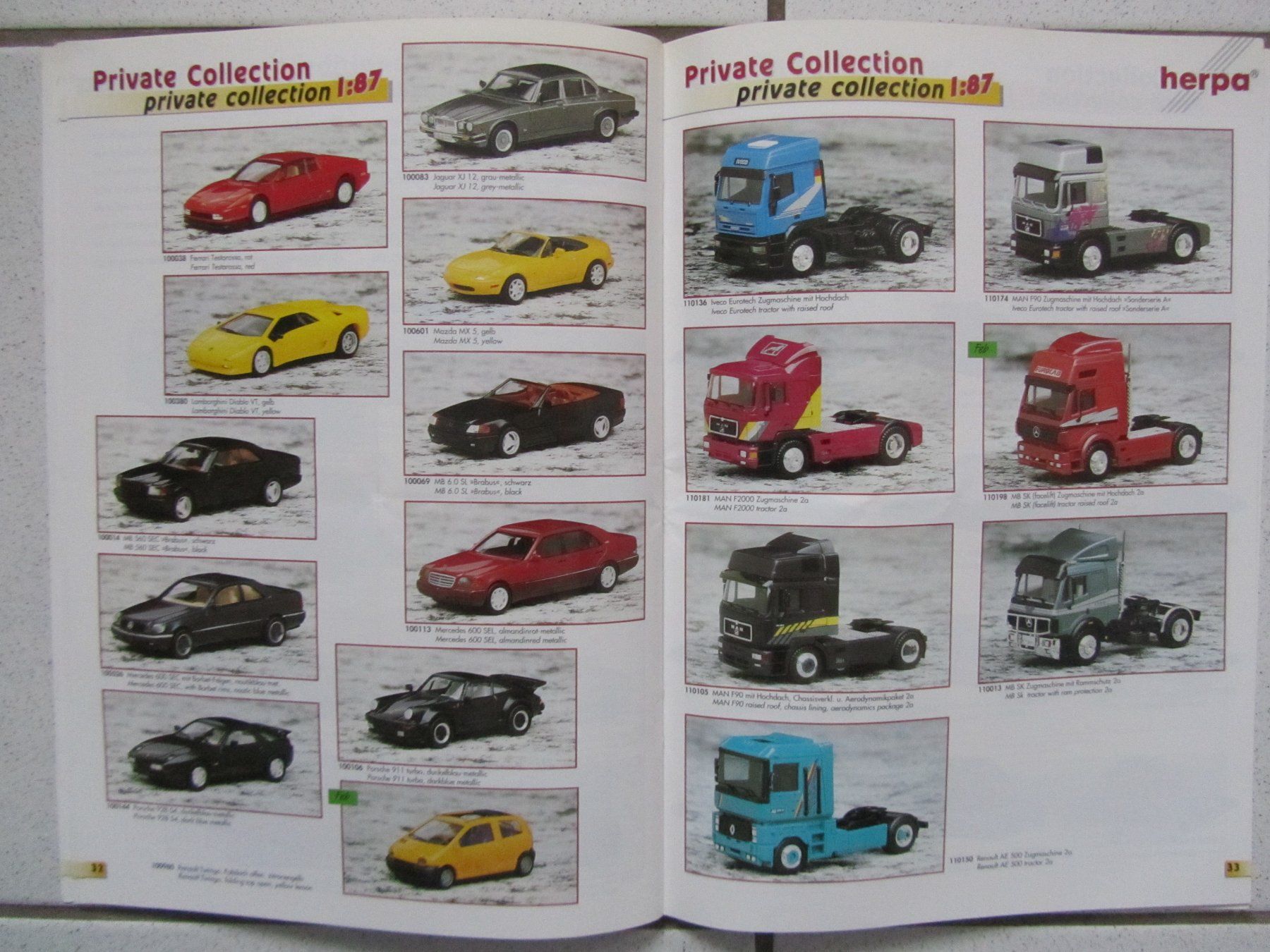 Herpa Modellautos: herpa, Automodell-Katalog 1995 – Gebraucht aus Weiningen ZH von dietsch57 5