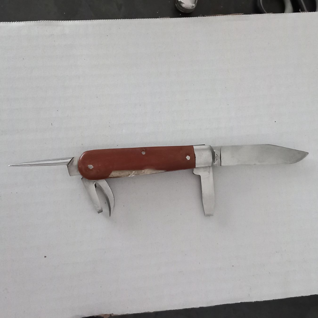 Wenger Taschenmesser: Wenger Sackmesser, Holzgriff, Vintage Swiss made wengerinox  – Gebraucht aus Rebstein von Zauberwelt14 6