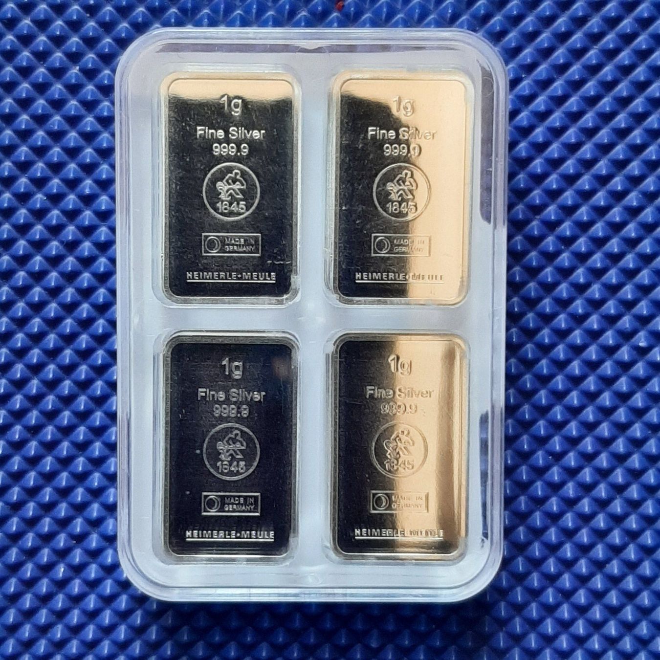 Edelmetalle: 50 x 1 Gramme 999.9 Silver – Neu und originalverpackt aus Carouge GE von cecob0909