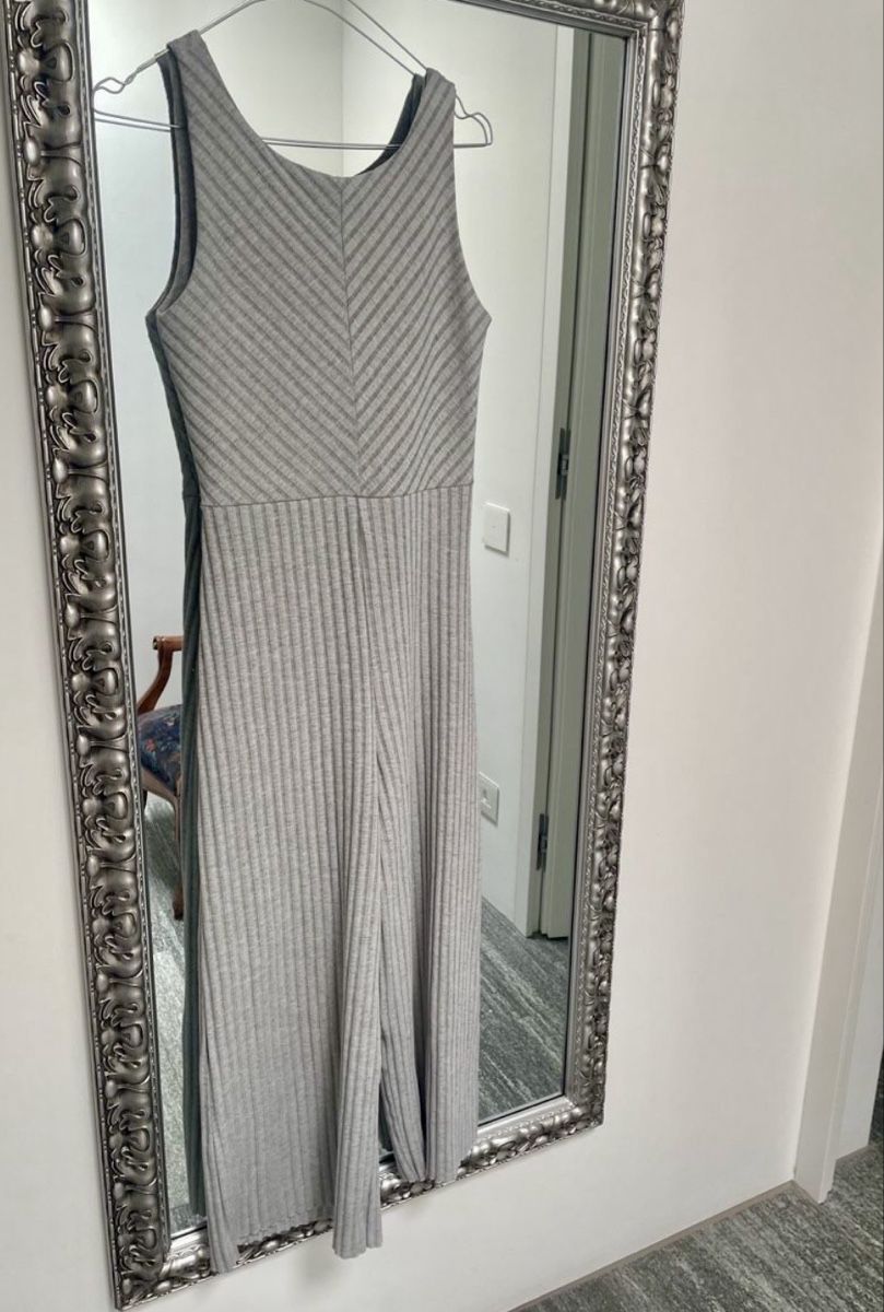 Mango Tute: Mango Jumpsuit, size S, light grey, summerly, tie back. – Usato da Sementina venduto da NinaDel 2