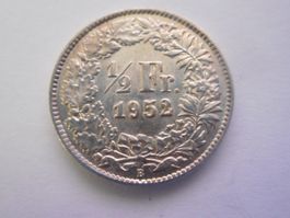 50 Rp. 1952 silber  unz