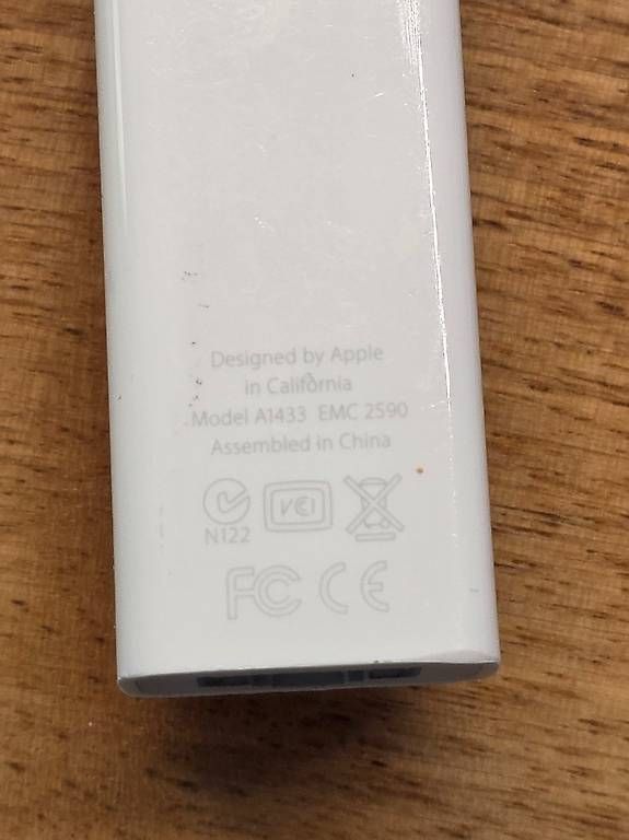 Unità & Adattatore: Original Apple Thunderbolt auf Gigabit Ether Adapter A1433 – Usato da Dietlikon venduto da Bonamesa 3