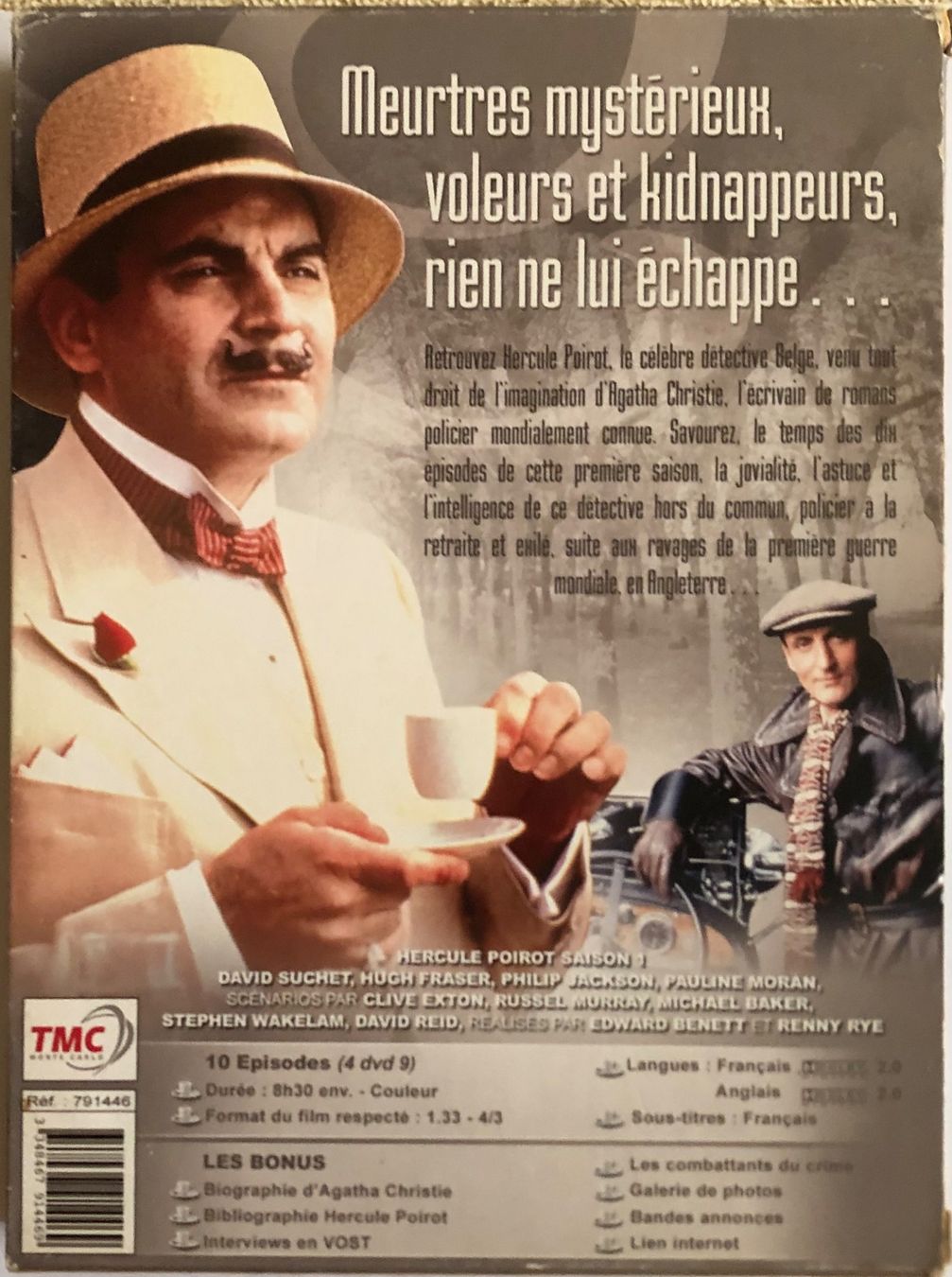 Tutti i DVDs: HERCULE POIROT (SAISON 1) – Usato da Poliez-Pittet venduto da Newtown-Records 1