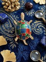 Brosche Schildkroete