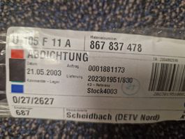 Polo G40 Fensterschachtabdichtung rechts aussen