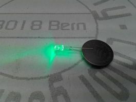 LED klar/grün 3mm, 50 Stück, 3V/20mA