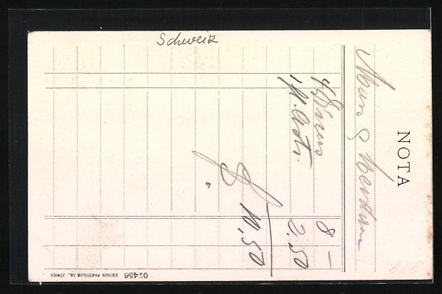 Cartes postales: Flüelen, Bahnhof-Restaurant mit Kirche – D'occasion à Berlin par bartko-reher 1