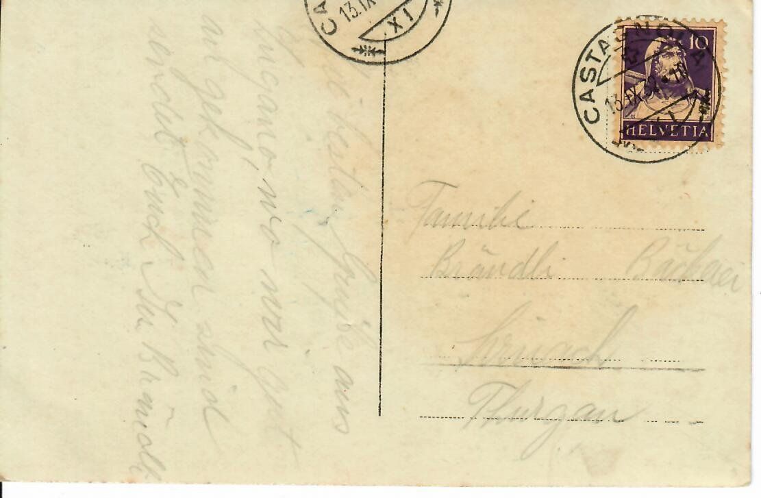 Cartoline postali: Lugano – Usato da Hochdorf venduto da Ziegel-16 1