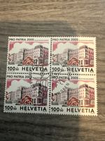 Briefmarken Pro Patria 2005, Helvetia - Viererblock. 55