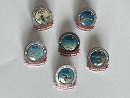 6 Pins Schweizer Armee Suisse Air Force Jubiläum 2014