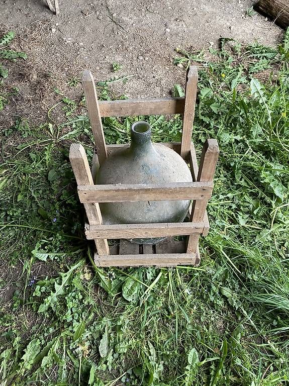Accessoires: Mostflasche im Holzgestell – D'occasion à Gipf-Oberfrick par tim_2mkl