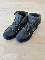 Wanderschuhe Kinder mit Drehverschluss, Grün, Grösse 37