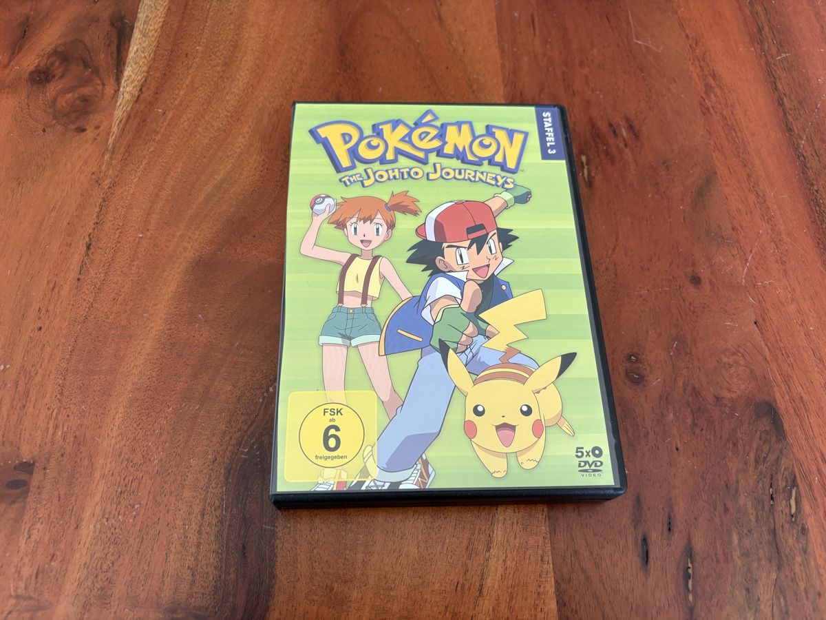 Alle DVDs: Pokémon - Staffel 3 - Die Johto Reisen - DVD Box Set -5 DVDs – Gebraucht aus Köniz von Fabian-Merz