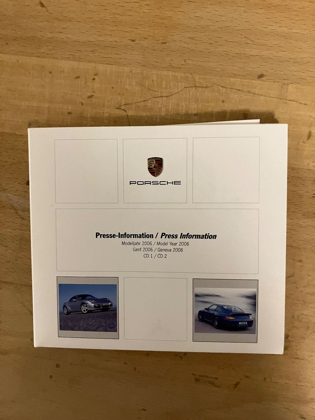 CD: CD + prospectus PRESSE-INFORMATION PORSCHE modèles 2006 – Nuovo (secondo la descrizione) da Cortaillod venduto da car_f6v6 3