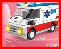 Bausatz Krankenwagen Lego Kompatibel Notruf Doktor Blaulicht