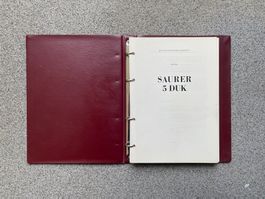 Adolphe Saurer 5DUP-A Autobus Bedienungsanleitung Fachbuch