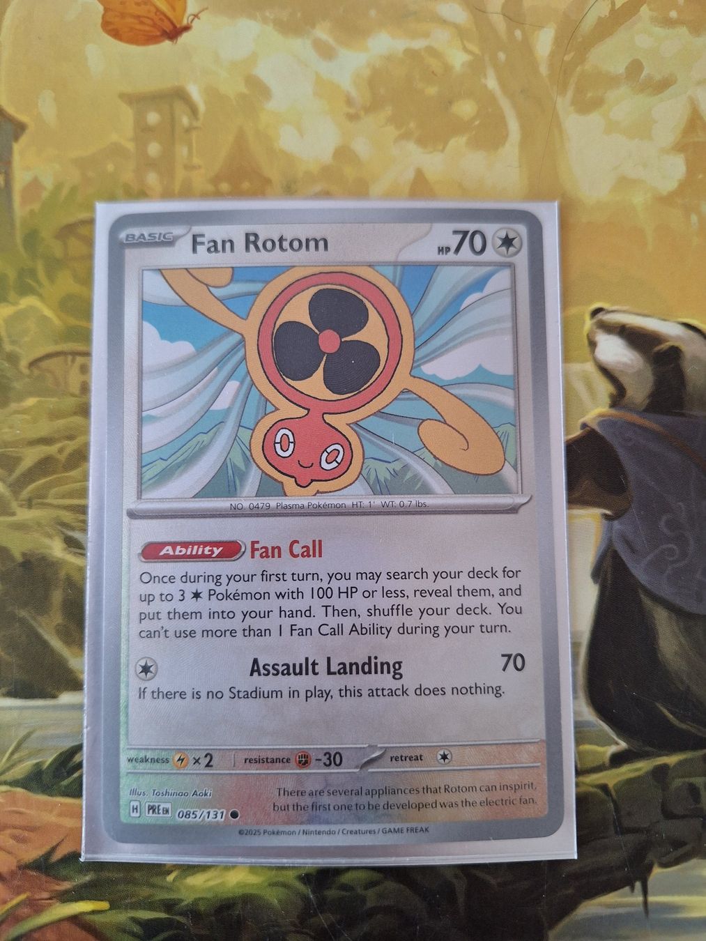 Pokémon Carte collezionabili: Fan Rotom - Pokeball Holo Prismatic Evolution – Usato da Altstätten SG venduto da GGsGameshop