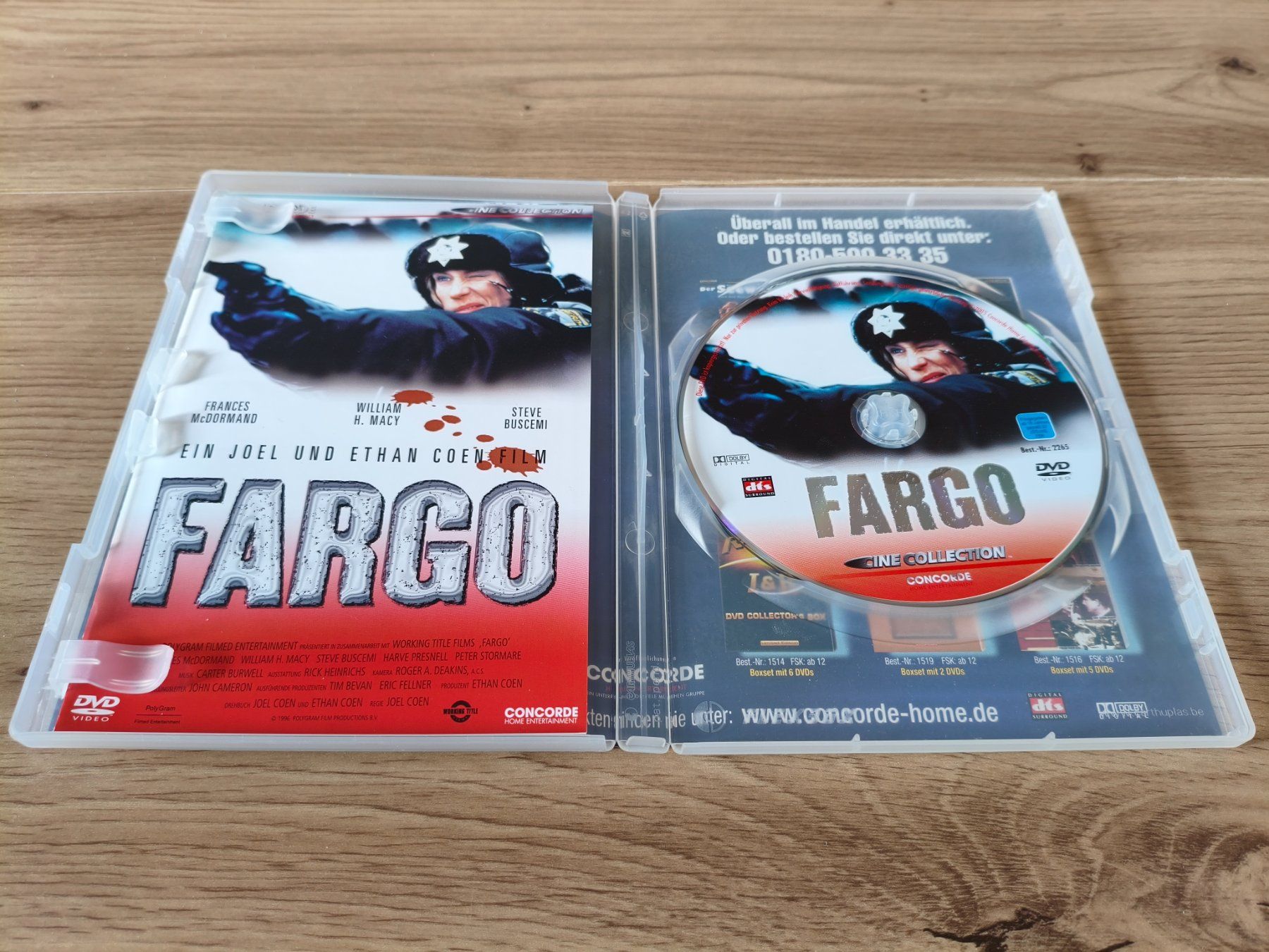 Tutti i DVDs: Fargo – (DVD/1996) – Usato da Schaffhausen venduto da philscardstore 2