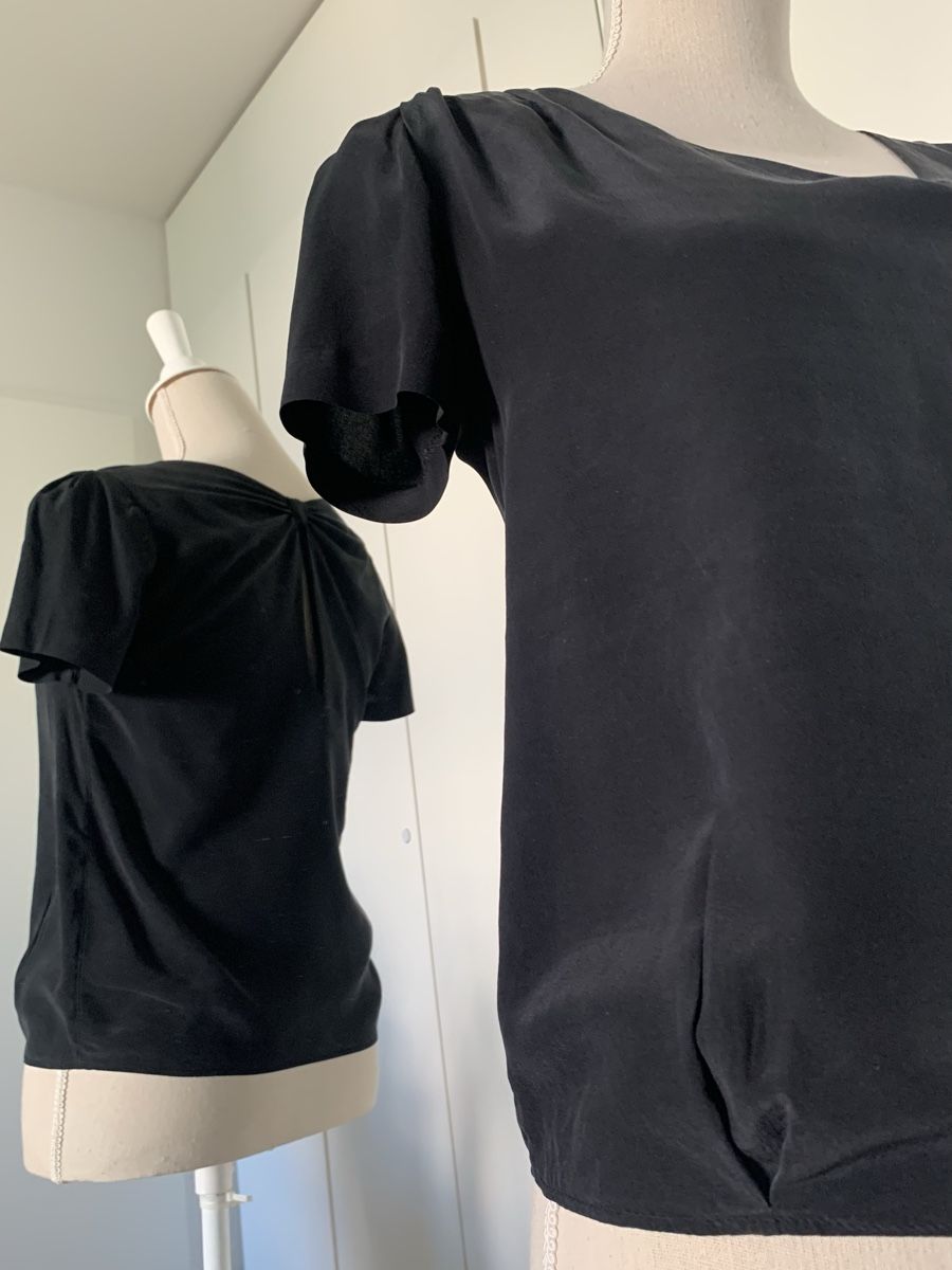 Sandro Top: Blouse en soie Sandro taille 1 – Nuovo (secondo la descrizione) da Gland venduto da TallyEva 3