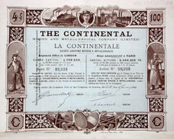 Continental Mining & Metallurgical Co., Ltd., London - 1890