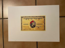Impression d'art unique «Death is Free» 2020 Rare