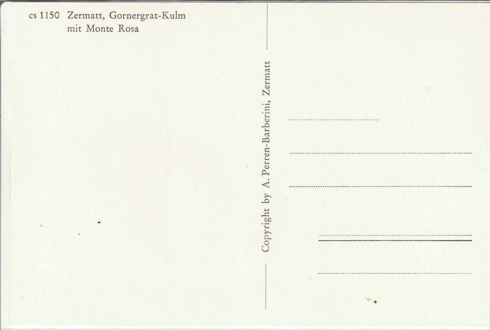 Cartes postales: Zermatt - Gornergrat-Bahn – D'occasion à Ettingen par Kartenplanet 1
