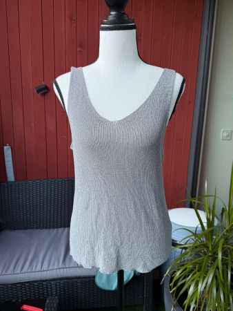 Silbernes  Top