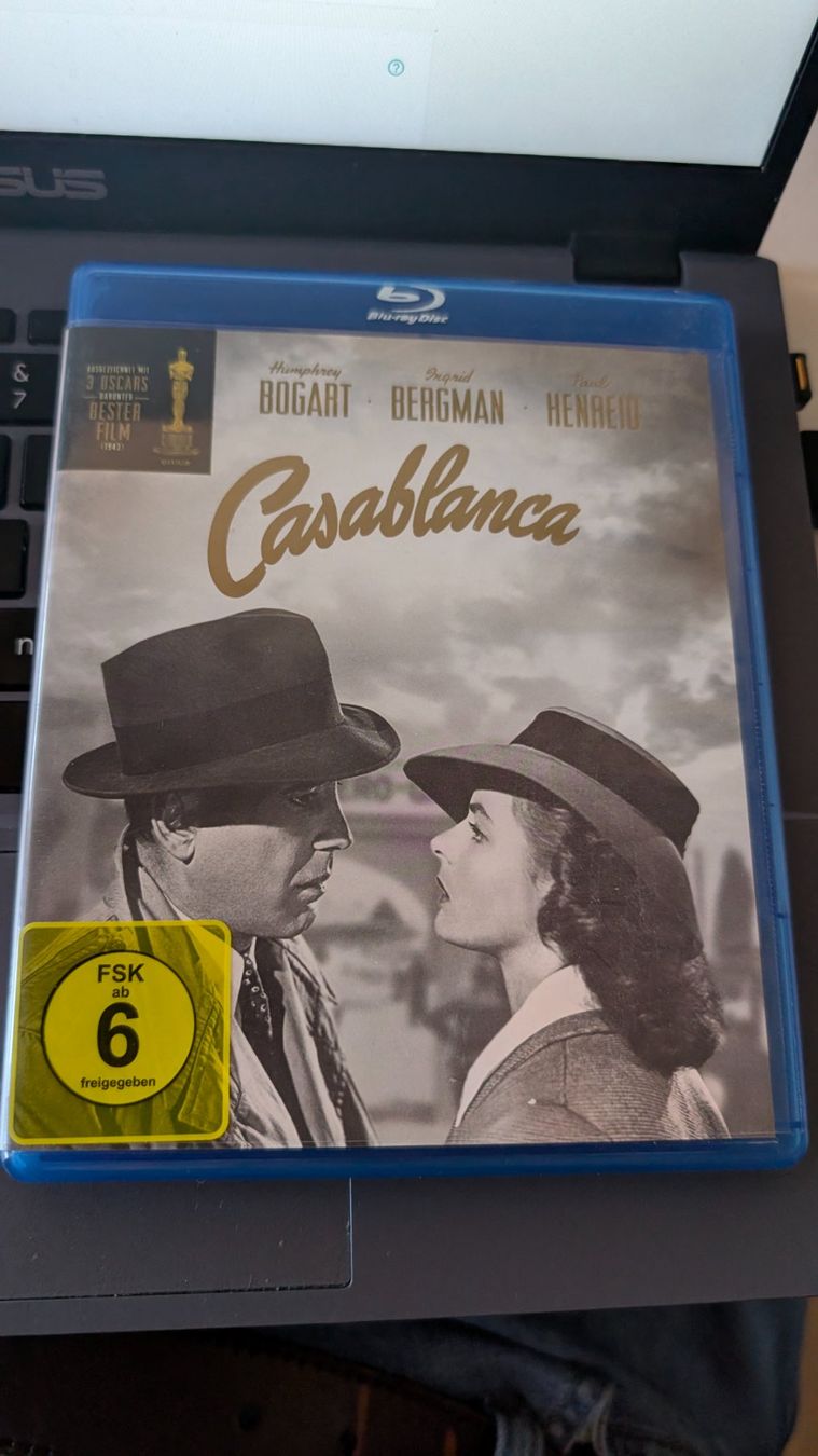 Tutti i DVDs: Casablanca - Blu Ray DVD – Usato da Hünenberg See venduto da SpecialEditionGaming