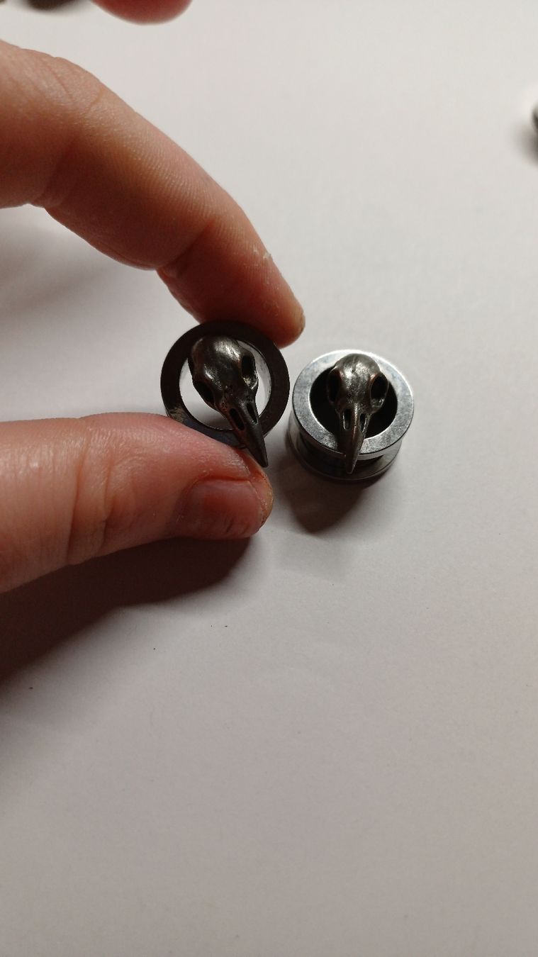 Ohrringe & -stecker: Tunnels, silber Set Gr. 14mm – Gebraucht aus Kriens von Nikamii 3