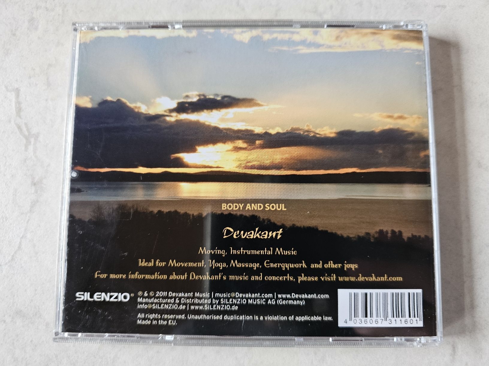 CD: Devakant  -  Body And Soul – Usato da Schneisingen venduto da backstore24 1