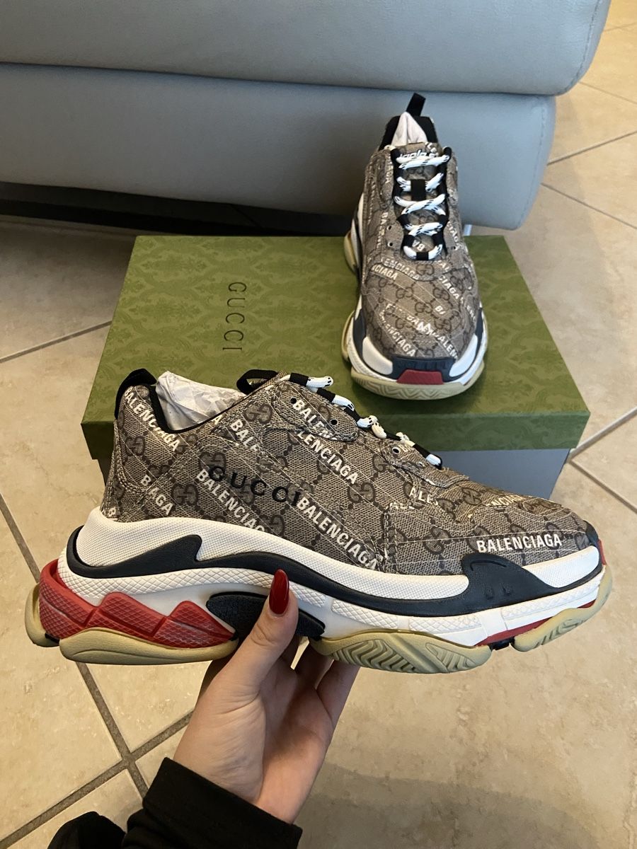 Gucci Scarpe da uomo: Basket Gucci x Balenciaga – Nuovo (secondo la descrizione) da Le Lignon venduto da Ana2831