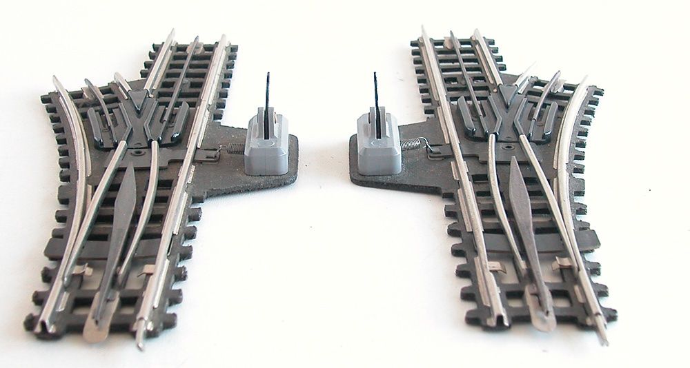 Trix Modellini di ferrovie: Trix Weichenpaar Spur H0 – Usato da Oberwil BL venduto da Klang 2