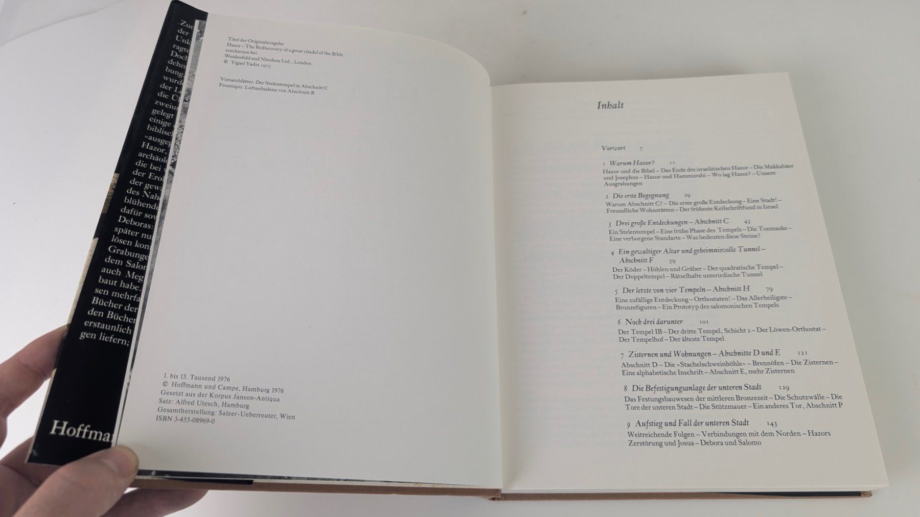 Libri: Hazor, 1976 Yigael Yadin – Usato da Zürich venduto da 1.Simon 7