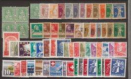 CH003 - Lot timbres CH neufs **