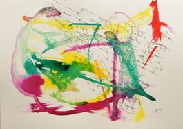 Tusche Zeichnung: Written VIII