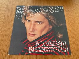Rod Stewart - Foolish Behaviour Schallplatte, Top Zustand!