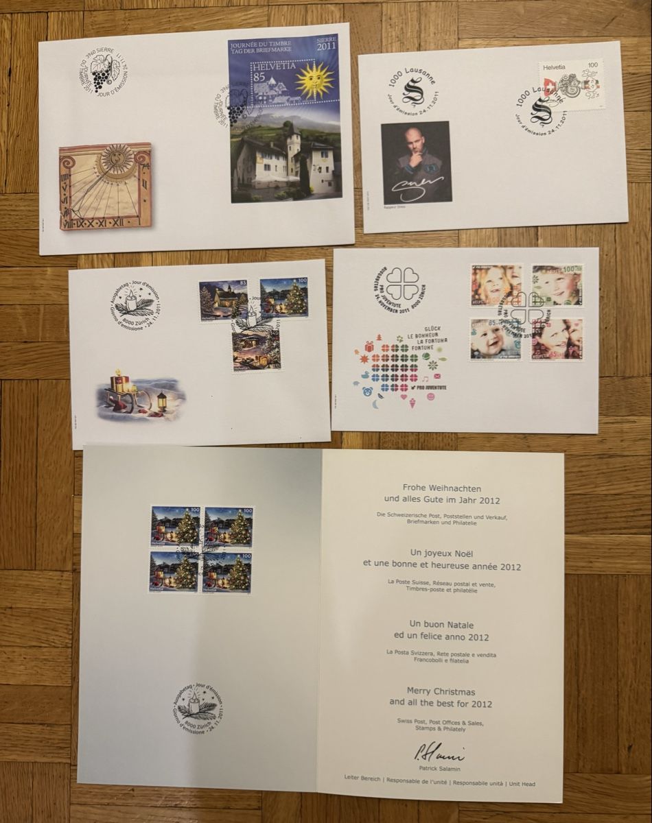 Tutti i francobolli: Timbres Suisse-Collection complète-Édition 2011 émission 4 – Nuovo e nell'imballaggio originale da Lausanne venduto da Dri_Shop 1