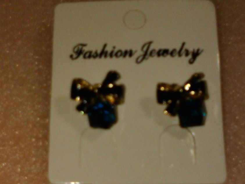 Ohrringe & -stecker: OHRRINGE MODESCHMUCK MIT ECHT KRISTALL,,BLAU – Neu (gemäss Beschreibung) aus Basel von bijoutrie_4 1